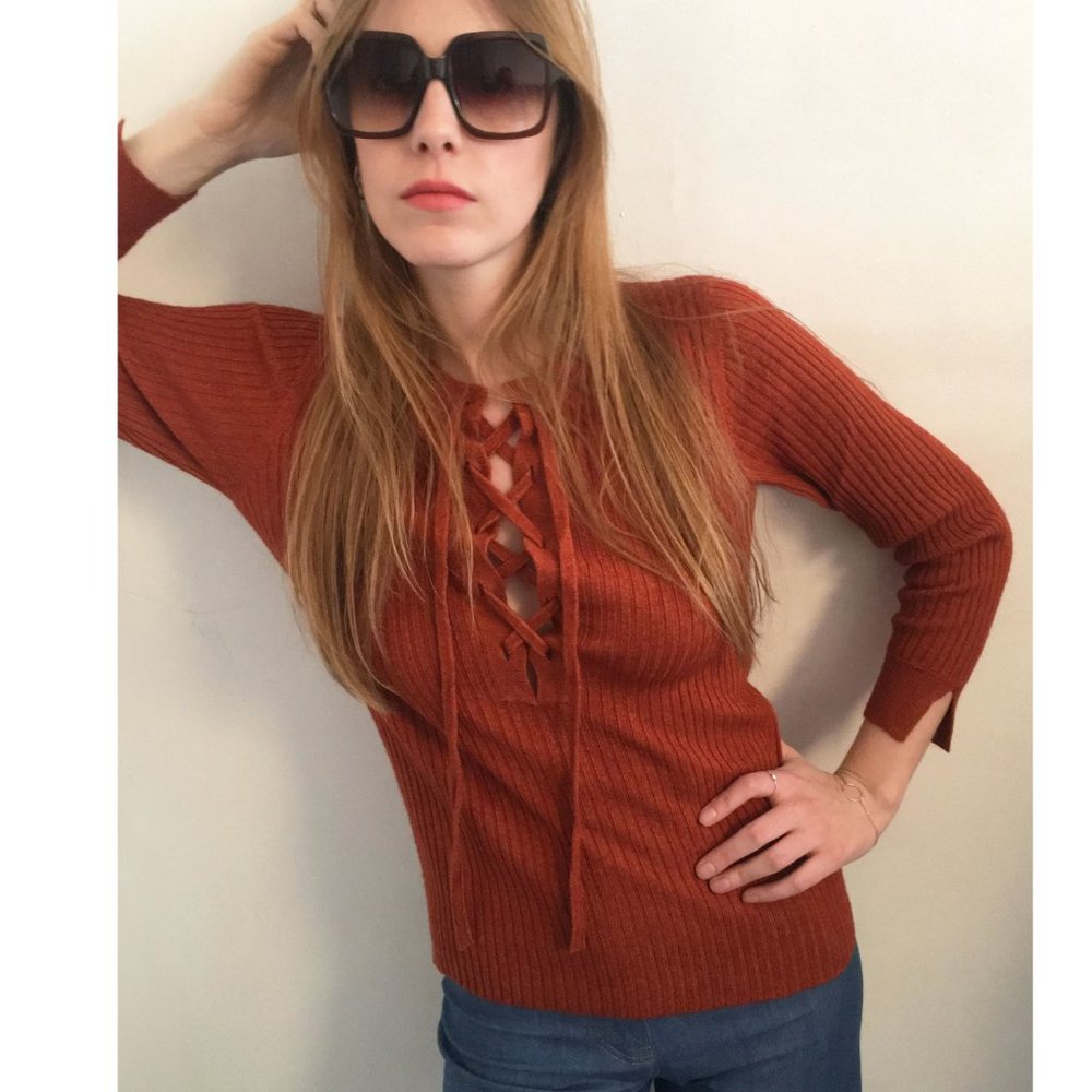 Nathalie Dumeix Sweater Seven size S in Tomettes